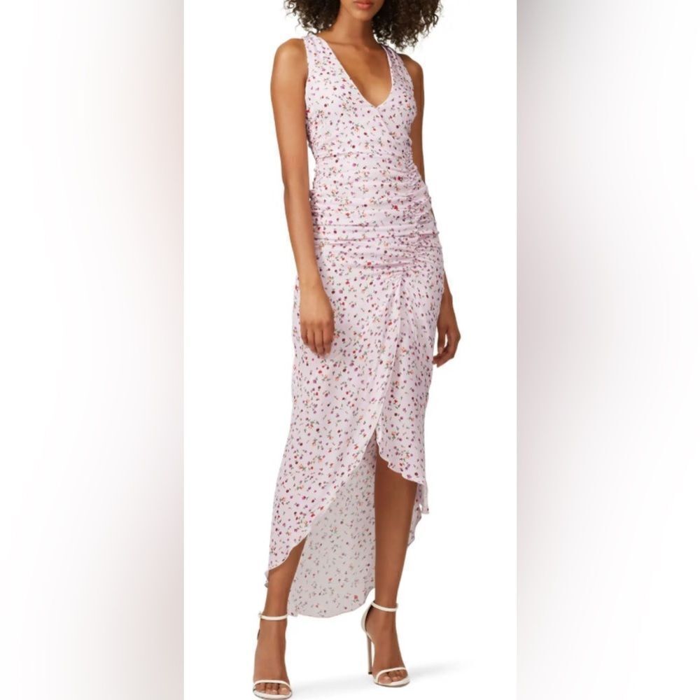 Nicholas Floral Drape Front Dress Size 6